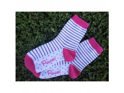 Dětské ponožky bavlna TREPON - Princezna