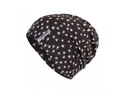 Sensor čepice merino impress černá/stars