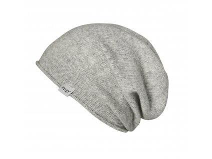 Čepice mpDenmark merino/kašmír Copenhagen Beanie dětská sv. šedá