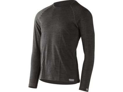 Pánské merino triko Lasting ATAR antracit