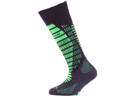 Lyžařské ponožky Lasting dětské zelené