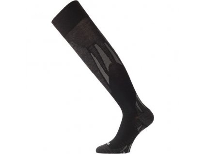 Dospělé tenké lyžařské ponožky Lasting - šedé