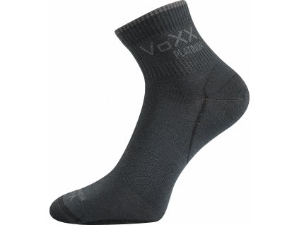 Dospělé tenké nízké merino ponožky Voxx Radik- tm.šedá