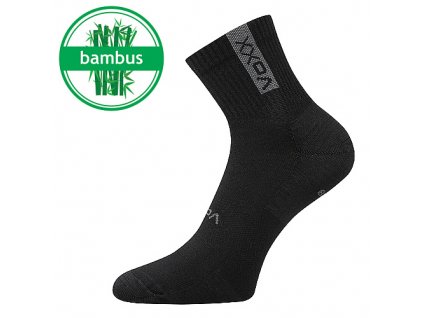 Dospělé bambusové ponožky Voxx Brox - černé