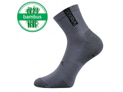 Dospělé bambusové ponožky Voxx Brox - tm. šedé