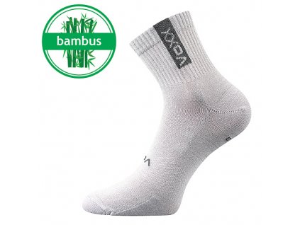 Dospělé bambusové ponožky Voxx Brox - sv. šedé