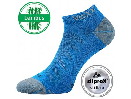 Dospělé nízké bambusové ponožky Voxx Bojar - modré