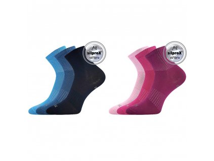 Dětské ponožky Voxx Regularik bavlna balení 3 páry-různé barvy