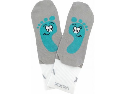 Dospělé barefoot ponožky Voxx Barefootan bavlna - bílá