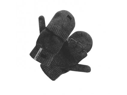 Merino rukavice Sensor virgin šedá melír