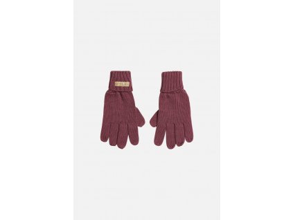 Pletené prstové rukavice Hust and Claire růžovo/fialové