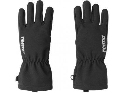 Dětské softshellové prstové rukavice Reima Tehden- Black