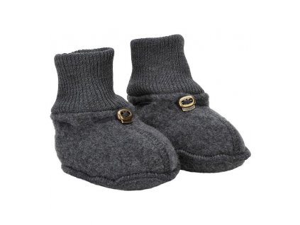 Capáčky Mikk-line vlněný fleece antracit