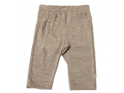 Merino kalhoty/legíny s kapsami JOHA - hnědá