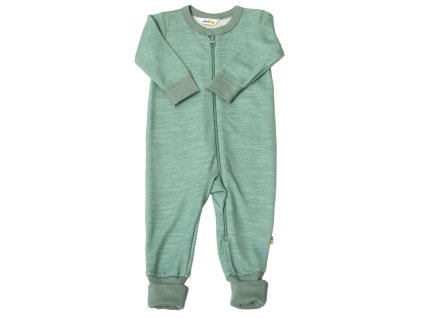 Dvouvrstvý overal merino/bambus JOHA - mint