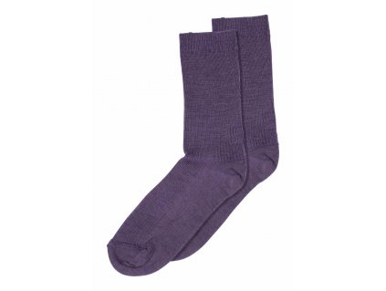 Tenké merino ponožky MP Denmark fialové