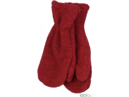 Vlněné rukavice dětské - červená