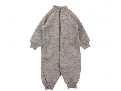 Joha jumpsuit sesame melange merinould AW22x p