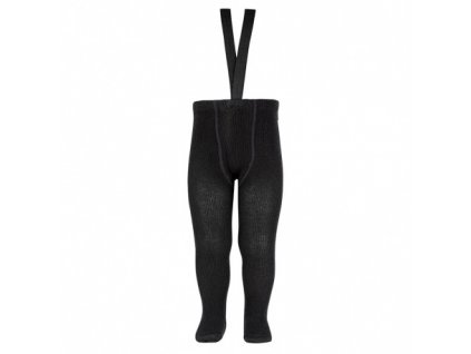 merino wool tights elastic suspenders black