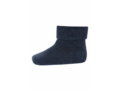 Merino froté ponožky 80% tm. modré
