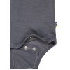 Zavinovací body merino/hedvábí JOHA dl. rukáv - šedé
