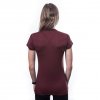 Sensor merino air dámské triko kr. rukáv port red