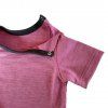 Dětské body kr. rukáv merino/hedvábí HeyWool - růžové