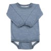 Body dvouvrstvé merino/bambus JOHA - jeansová modrá