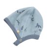 Čepice merino/bavlna JOHA - lišky na modré