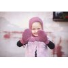 Pletená zimní merino kukla MP Denmark tm. růžová