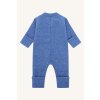 Zimní overal merino fleece jeden zip bez kapuce Hust and Claire - jeans