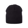 Merino čepice beanie hladká Pure Pure - černá