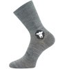 Dospělé MERINO barefoot ponožky Voxx Barefootan - sv.šedá