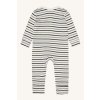 Overal BAMBUS Hust and Claire - modro-zelené proužky
