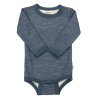 Body dvouvrstvé merino/bambus JOHA - borůvkový melír