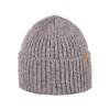 Velmi teplá merino čepice Pure Pure s vlnou z babyalpaky - dospělá - šedý melír