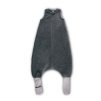 Spací pytel merino fleece s nožičkami IOBIO - antracit