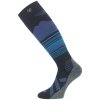 Dospělé tenké lyžařské ponožky Lasting SSU - modré hory