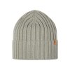 Merino čepice žebrovaná Pure Pure s kašmírem - dospělá -šalvějová