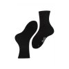 Dámské ponožky TREPON ELENA bambusové černé nesvíratelný lem