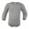 Body merino/hedvábí Engel šedé
