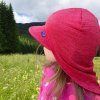 Glueckskind sommerkappe himbeere