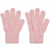 Dětské prstové vlněné rukavice Celavi  - světle růžová