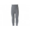Rostoucí merino kalhoty Crawler vysoký pas - šedý melír