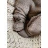 Capáčky Mikk-line vlněný fleece béžová