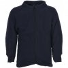 Dětská mikina merino-fleece Mikk-line - náplety- tm. modrá