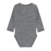 Merino body Hust and Claire - silné šedé