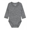 Merino body Hust and Claire - silné šedé