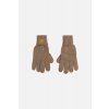 Pletené prstové rukavice Hust and Claire béžové