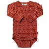 Body merino JOHA - korálky na červené